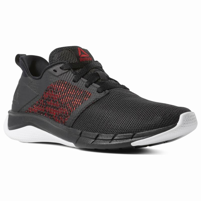 Adidasi Alergare Reebok Print Run 3.0 Barbati Negrii/Albi/Rosii Romania ND6663VY